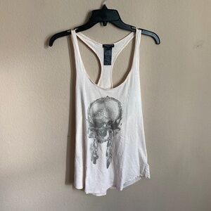 Talula (Aritzia) Skull Racerback Tank L